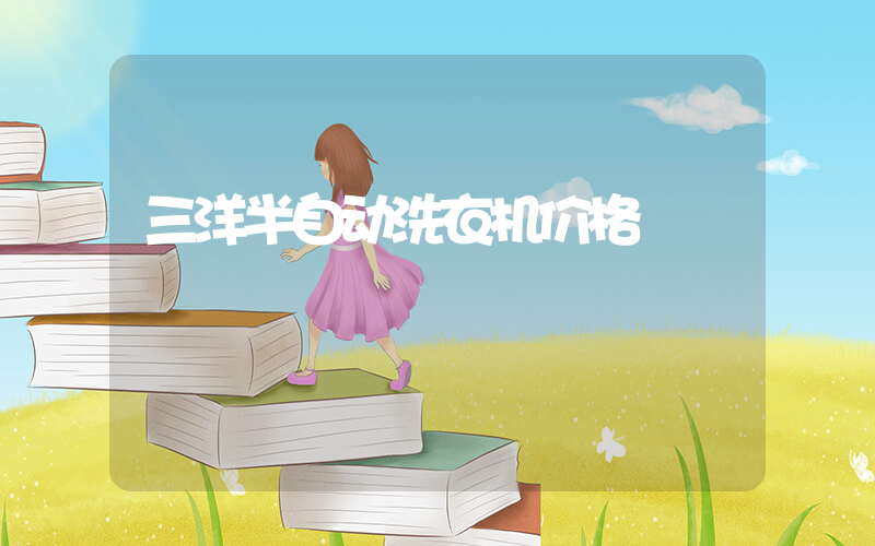 三洋半自动洗衣机价格