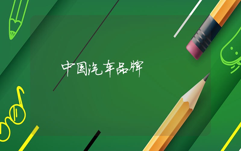 中国汽车品牌