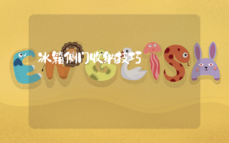 冰箱侧门收纳技巧