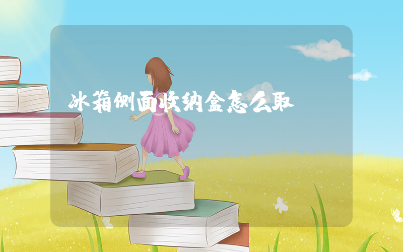 冰箱侧面收纳盒怎么取