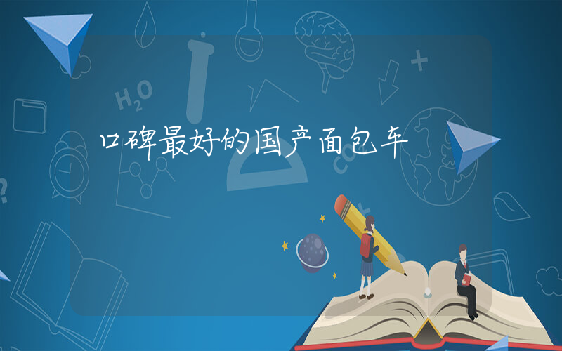 口碑最好的国产面包车