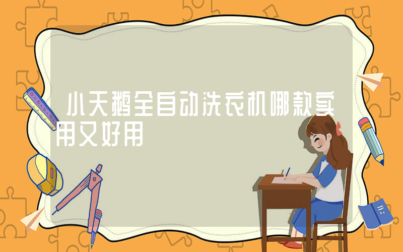 小天鹅全自动洗衣机哪款实用又好用
