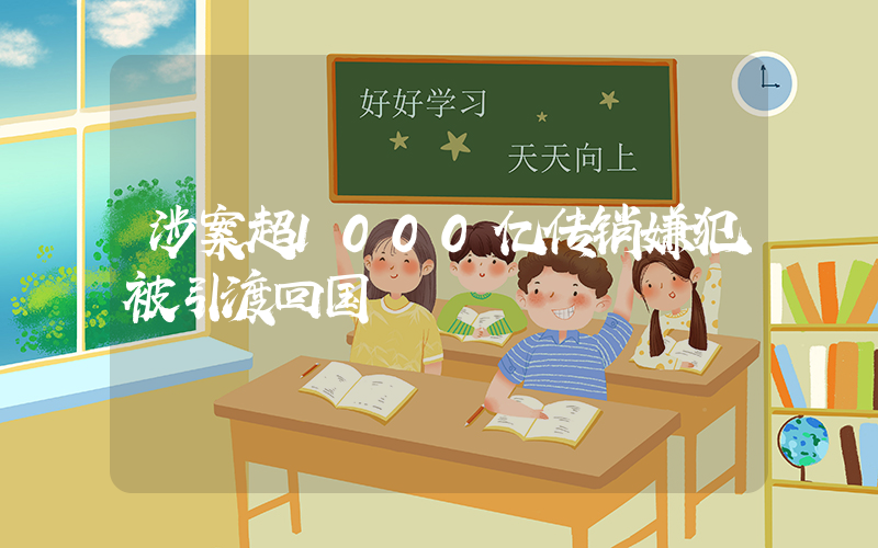 涉案超1000亿传销嫌犯被引渡回国
