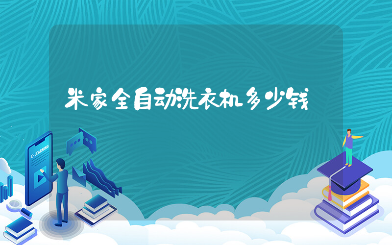 米家全自动洗衣机多少钱