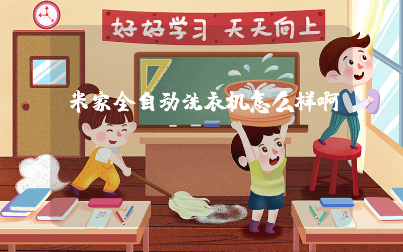 米家全自动洗衣机怎么样啊
