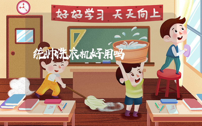统帅洗衣机好用吗