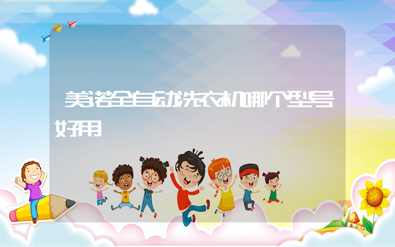 美诺全自动洗衣机哪个型号好用
