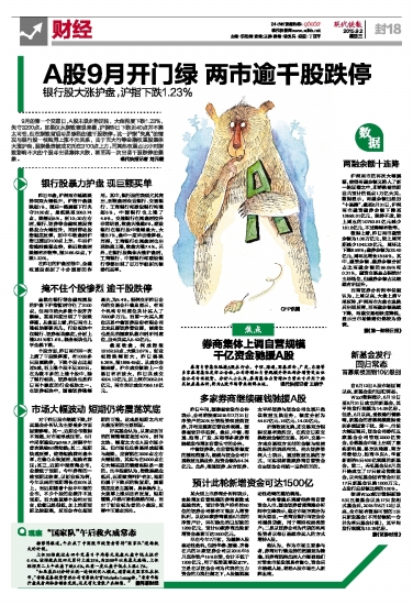 A股9月开门绿