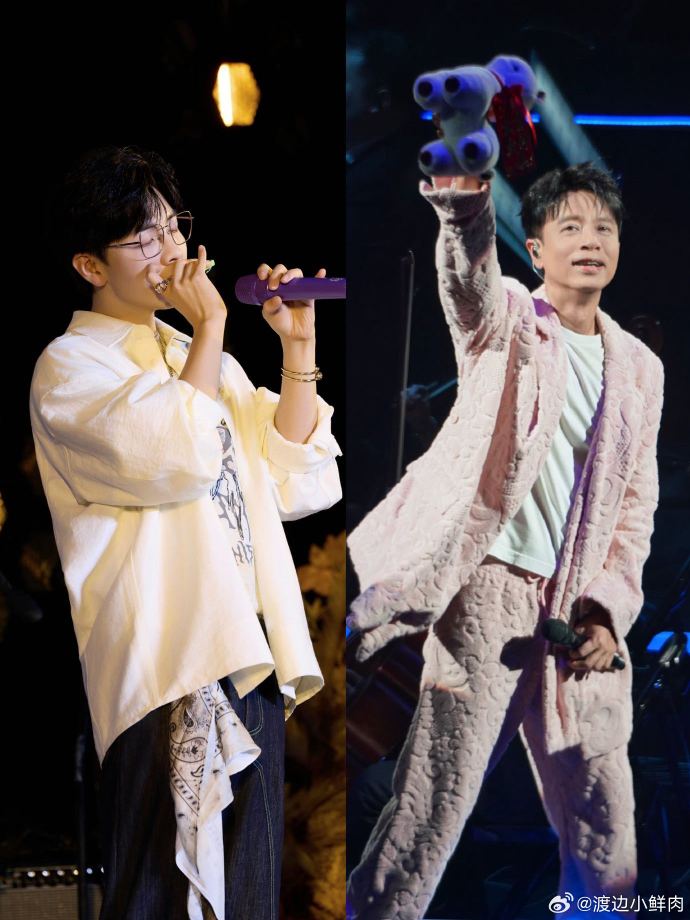 胡夏演唱会中途裤子崩了两次
